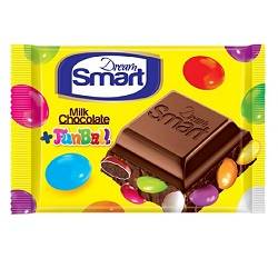 شیرین عسل شکلات مغزدار با دراژه اسمارت 50 گ